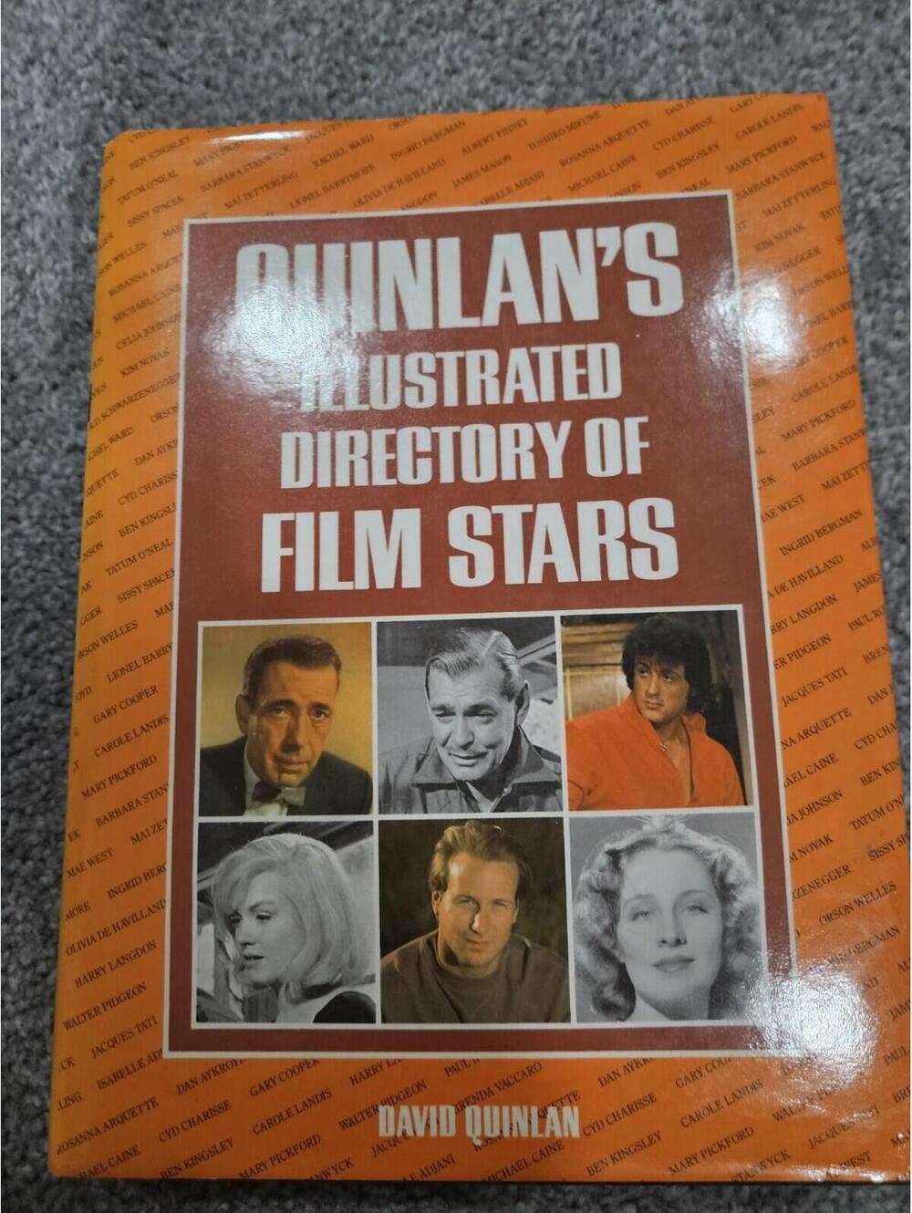 Quinlan's Illustrated Directory of Film Stars David Quinlan 1986 Hardcover